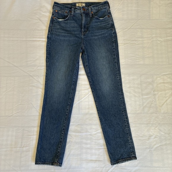 Madewell Denim - Madewell Women's 26 Perfect Vintage Blue Denim Jeans Medium Wash 5-Pocket